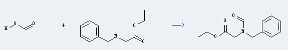 N-Benzylglycine ethyl ester: It can react with formic acid to produce N-benzyl-N-formyl-glycine ethyl ester will need solvent xylene